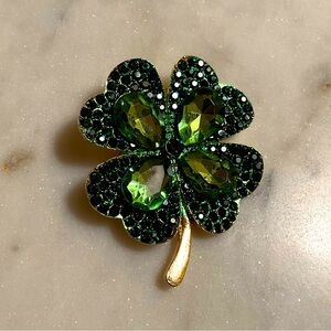 St. Patrick’s Day Clover Broach Pin